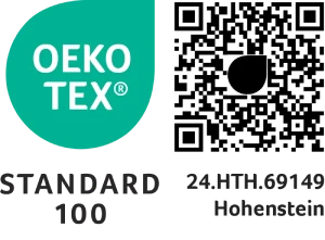 OEKO-TEX Standard 100 recycled polyester textile certificate for Fashion Hometex
