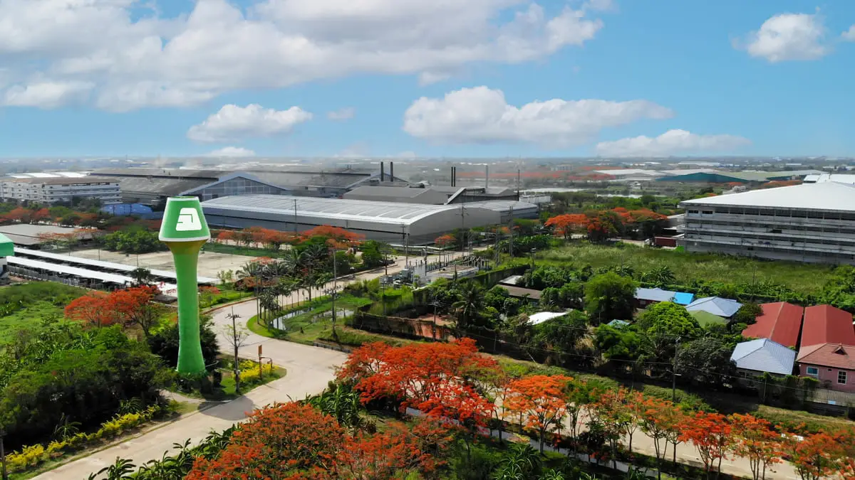 Modern textile and blanket manufacturing facility in Thailand