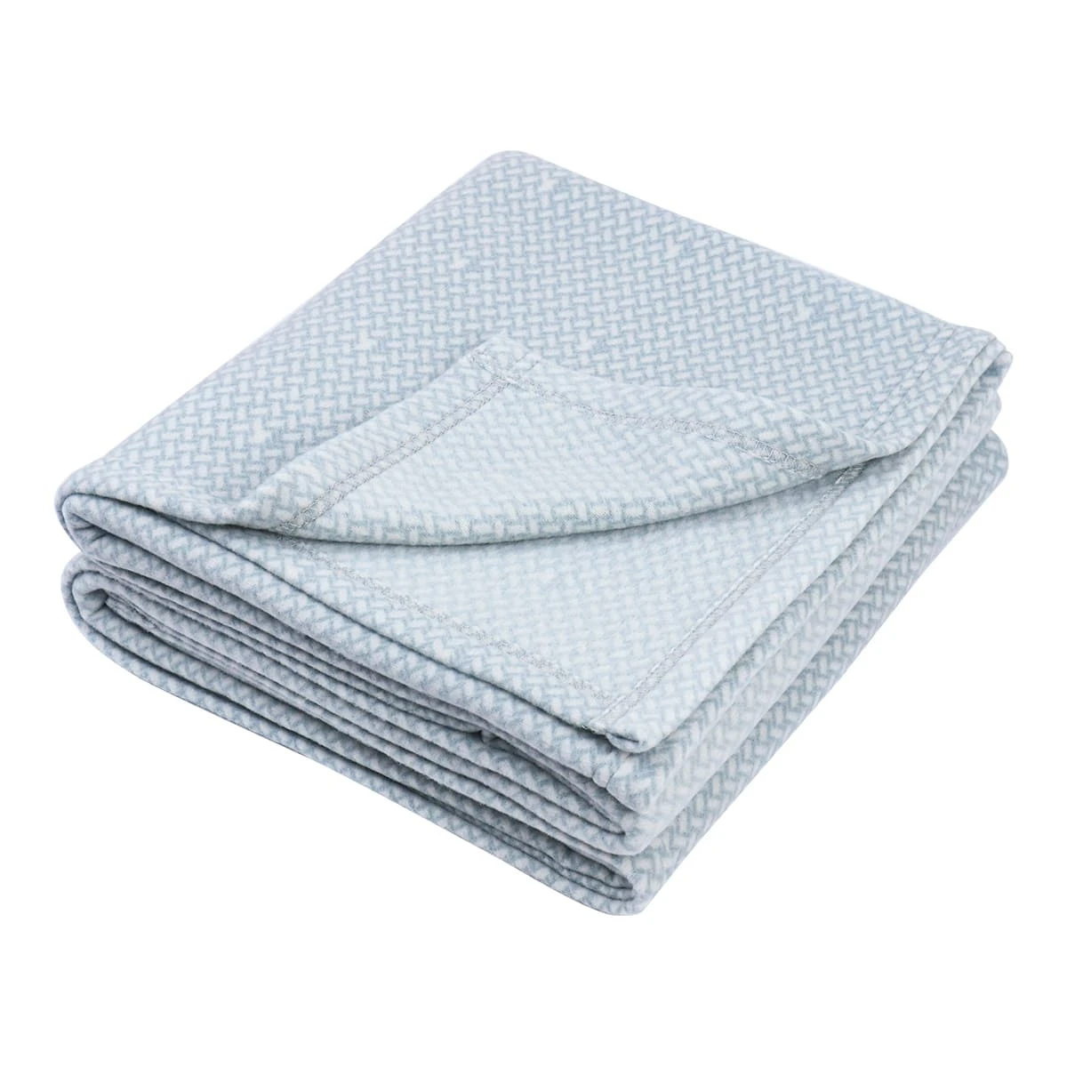 100% Recycled Polyester Printed Fleece Blanket - Viva Weaving (Grey)