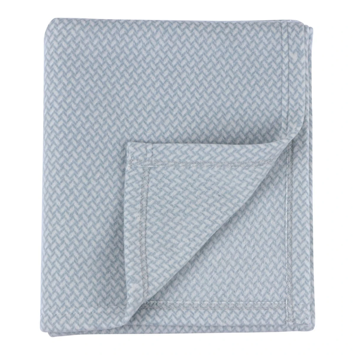 100% Recycled Polyester Printed Fleece Blanket - Viva Weaving (Grey)