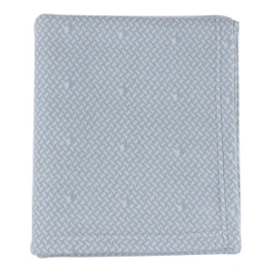 100% Recycled Polyester Printed Fleece Blanket - Viva Weaving (Grey)