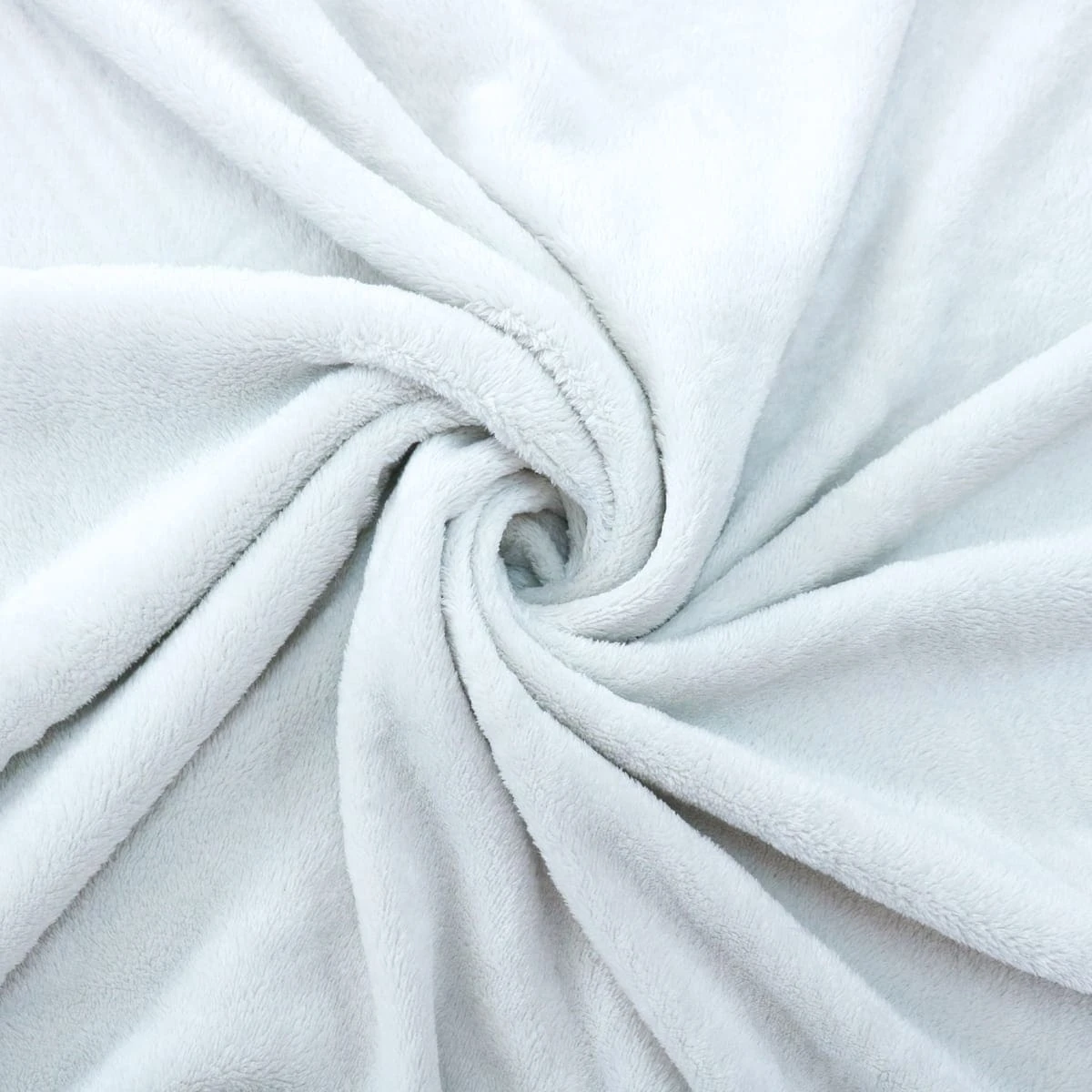 3D Diamond Pattern Flannel Blanket (Light Grey)