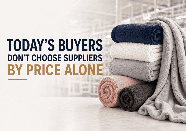 TODAY’S BUYERS DON’T CHOOSE SUPPLIERS BY PRICE ALONE