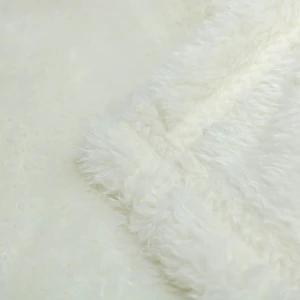 Blankar 3D Embroidery Portable Plush Blanket (White)