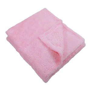 Blankar V2 3D Embroidery Plush Backpack Blanket (Pink)