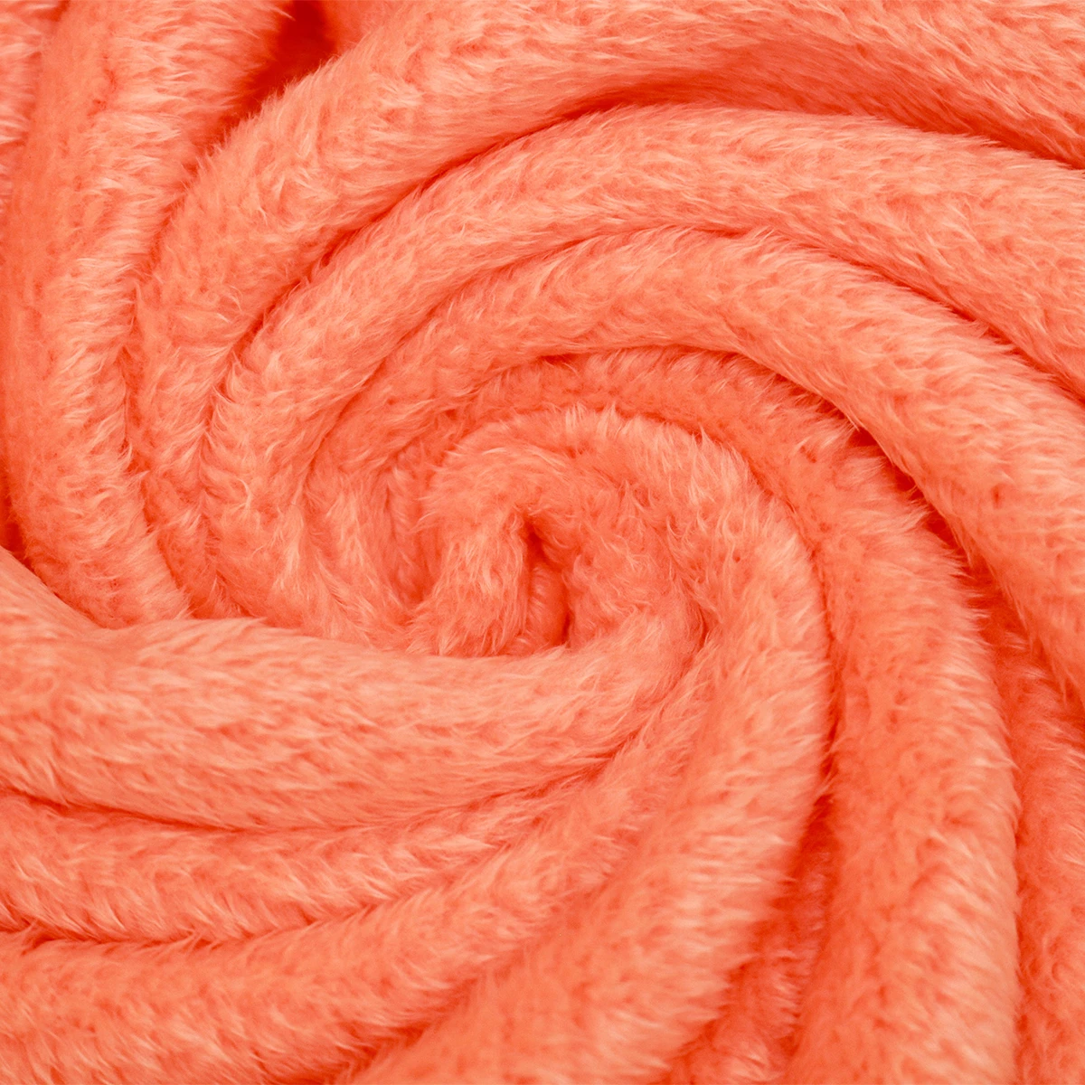 Bright 3D Embroidery Plush Bolster Blanket (Orange)