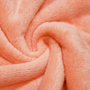 Bright Embroidery Plush Baby Blanket (Orange)