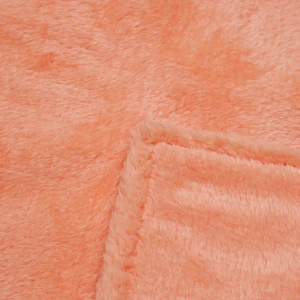 Bright Embroidery Plush Baby Blanket (Orange)