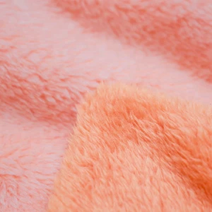 Bright Embroidery Plush Pet Bed (Orange)