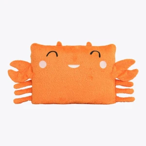 Crab 3D Embroidery Plush Cushion Cover