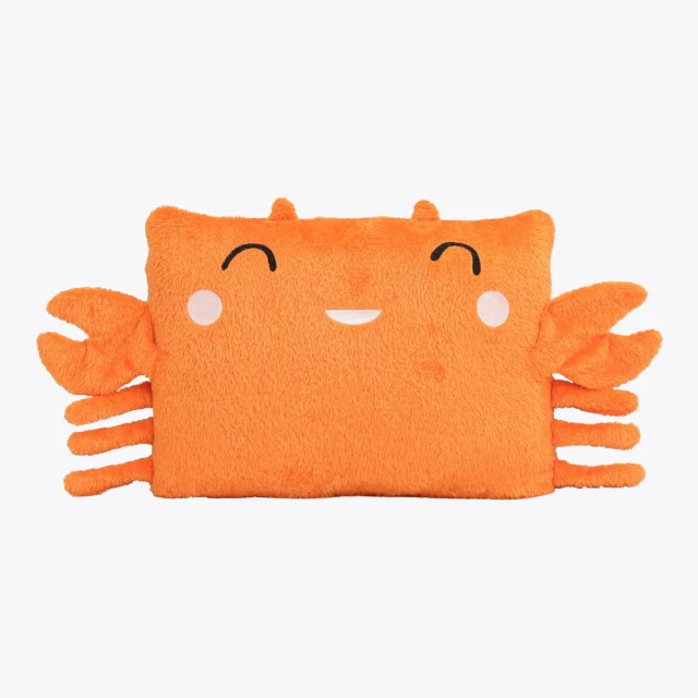 Crab 3D Embroidery Plush Cushion Cover