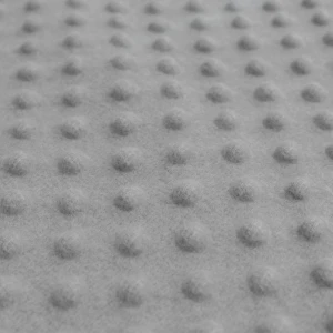 Dark Grey Plush Reversible to Silver Grey Dimple Touch Fleece Blanket