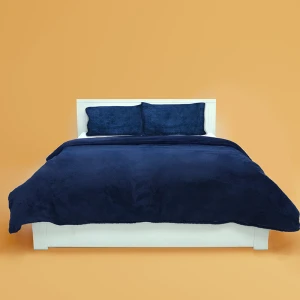 Duvet Cover with Pillow Covers - Wombat Plush (Navy)