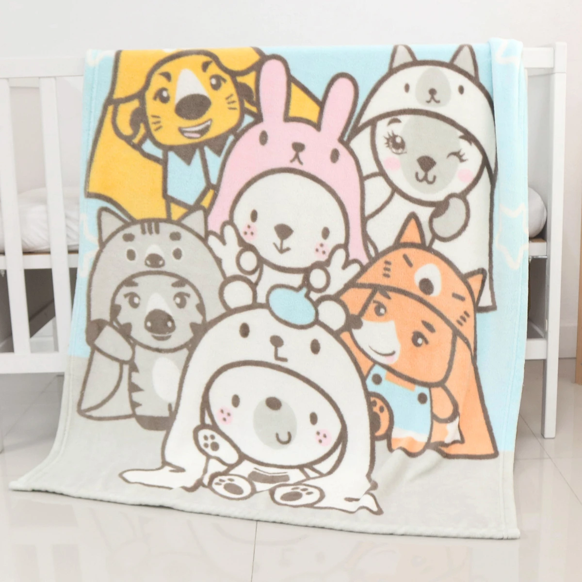 Eazzie Gang My Blanket Printed Flannel Baby Blanket