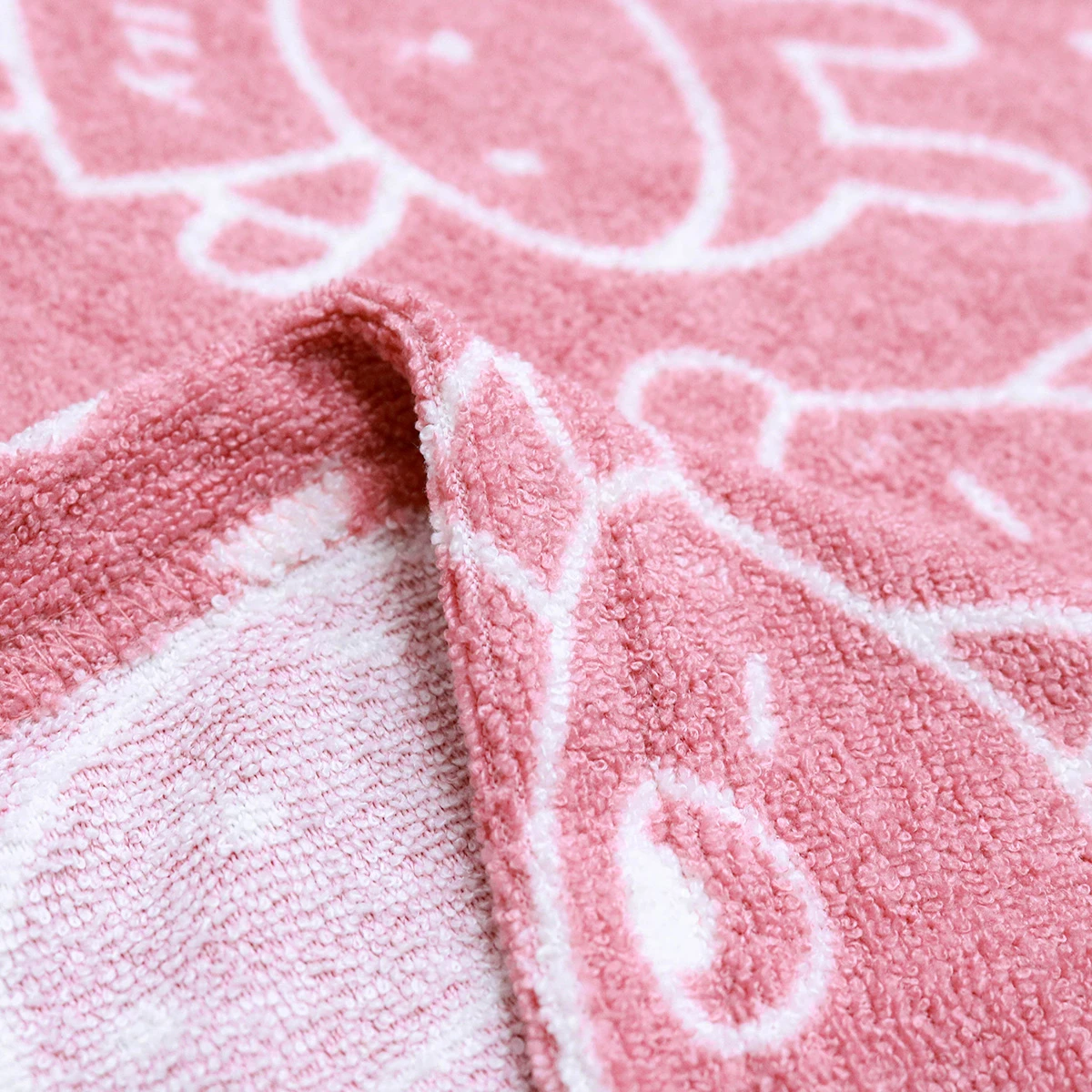 Eazzie Gang Printed Terry  Strapless Bath Towel (Pink) 26x34