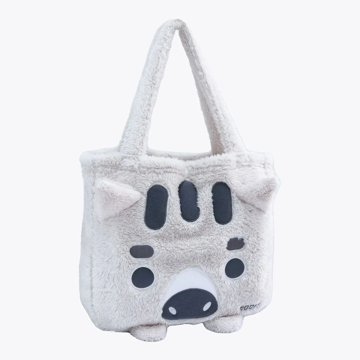 Eddie V2 3D Embroidery Plush Tote Blanket (Grey)