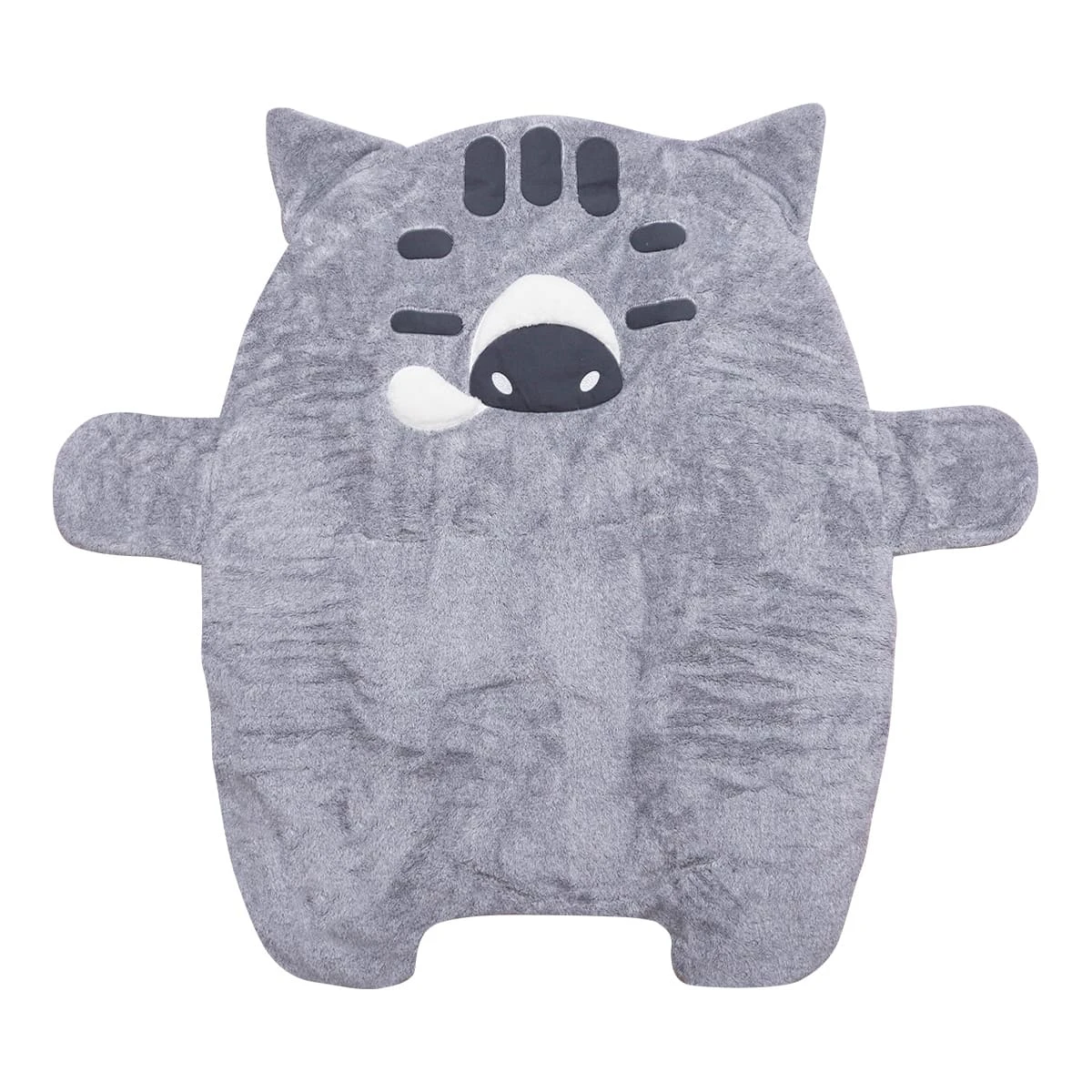 Eddie V2 Shape Plush Nap Mat (Grey)