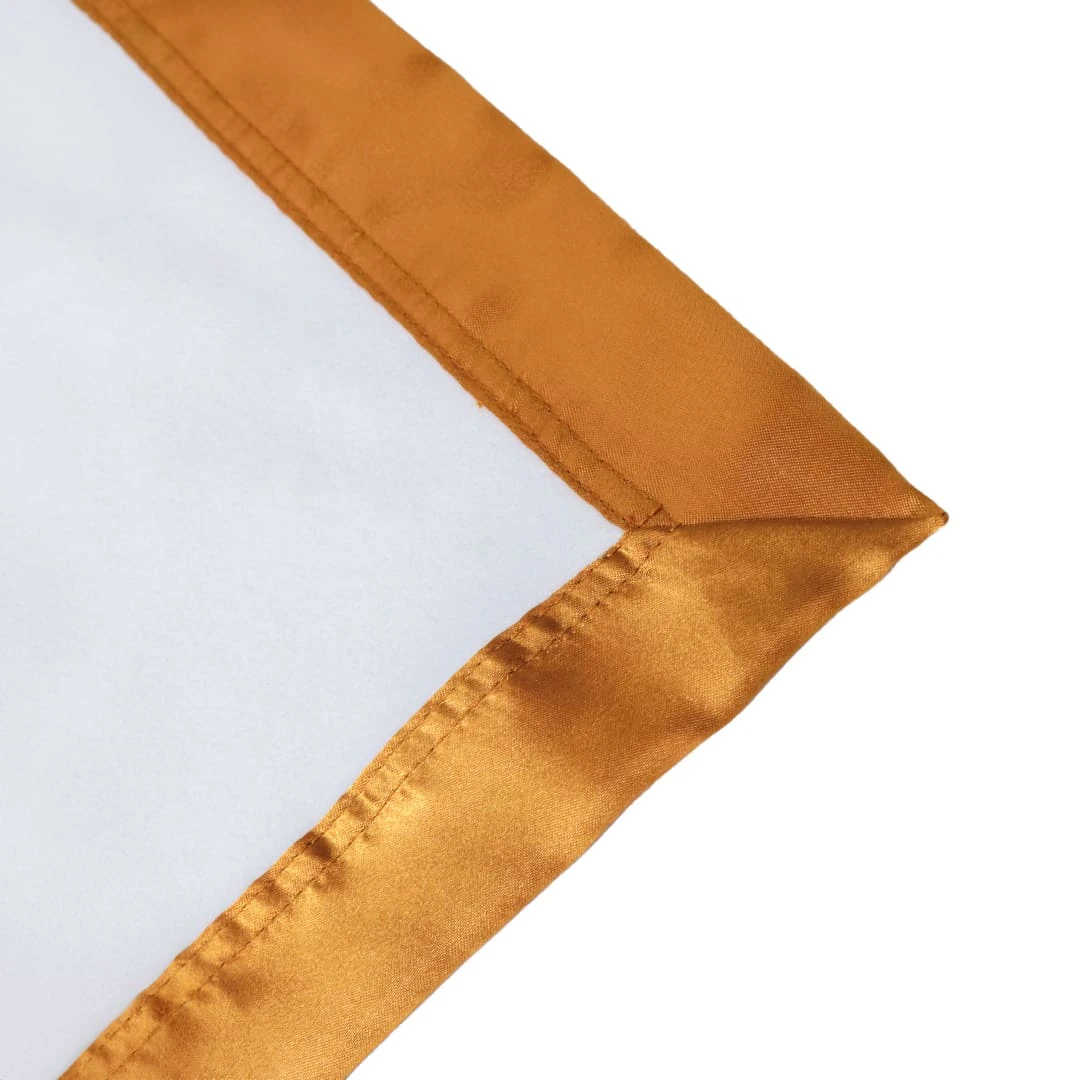 2-inch Satin Binding with Mitered Corner Edging