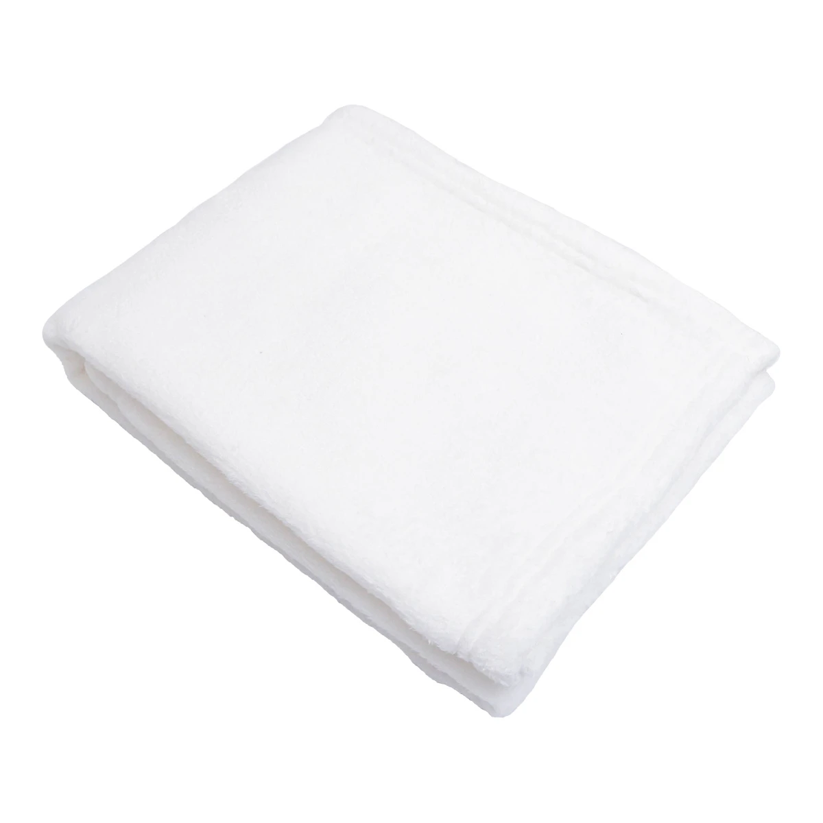 Fast 3D Embroidery Plush Bolster Blanket (White)