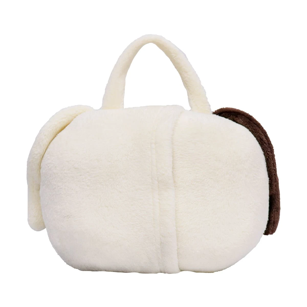 Fast 3D Embroidery Plush Carry-on Blanket (White)