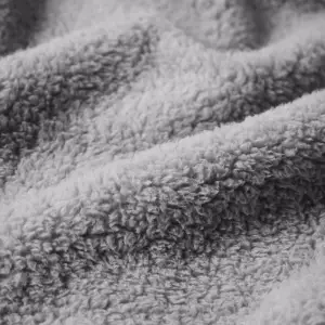 Fino Plush Blanket | Light Grey