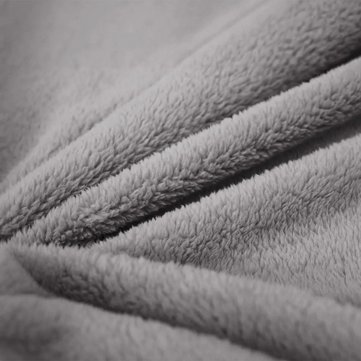 Fino Plush Blanket | Light Grey