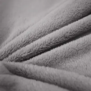 Fino Plush Blanket | Light Grey