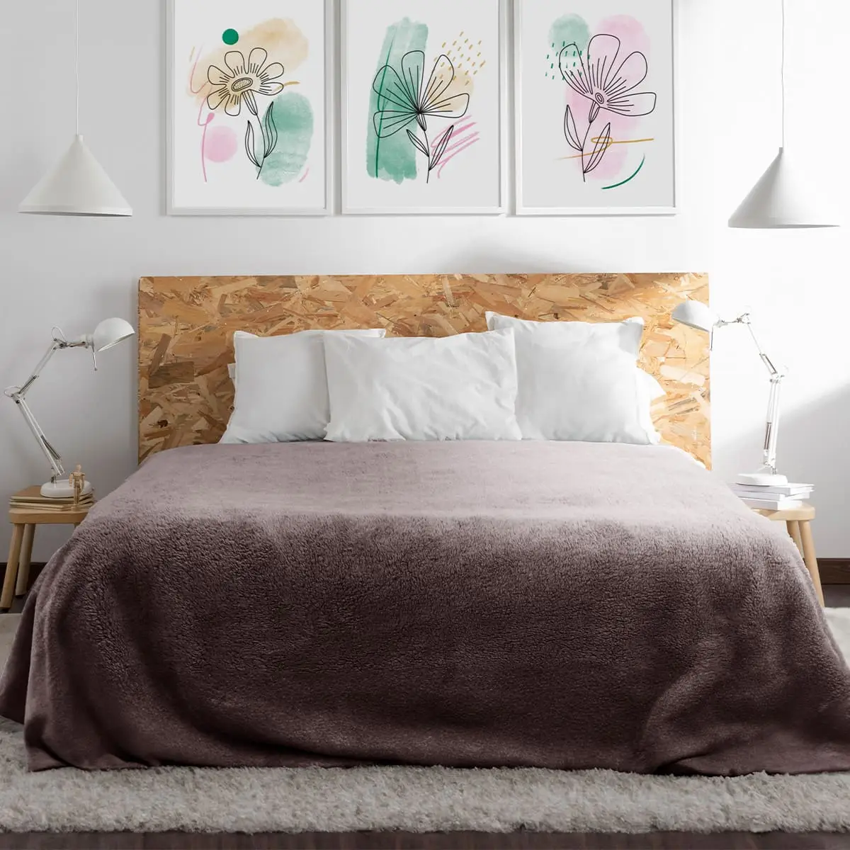 Fino Plush Blanket | Red Brown