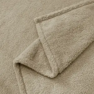 Fino Plush Throw | Beige