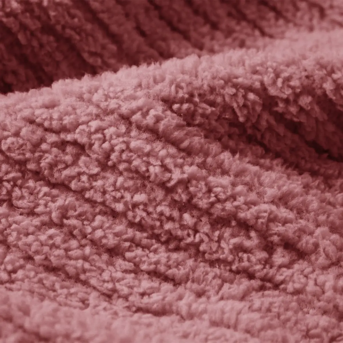Fino Plush Throw | Bold Striped Textured | Pink