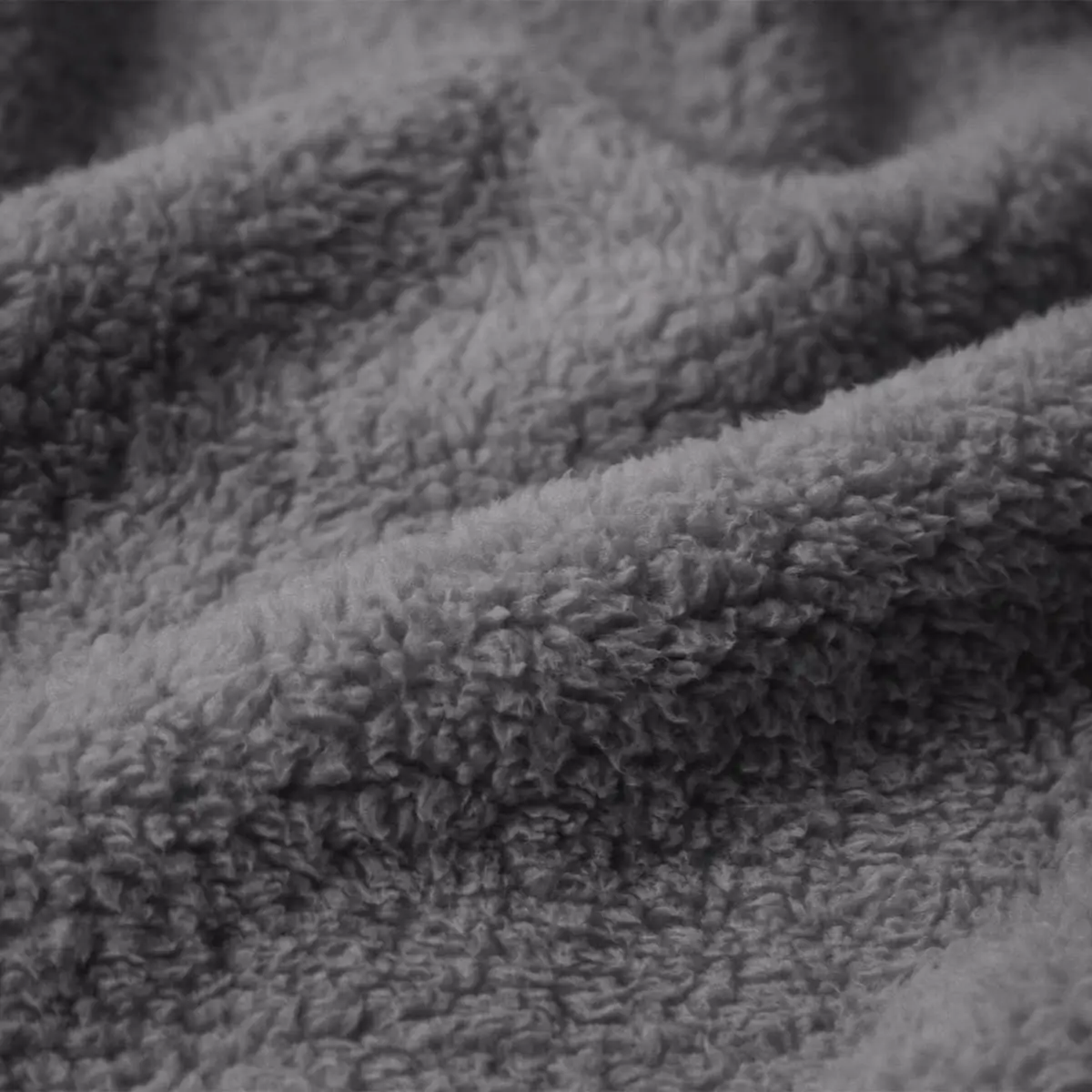 Fino Plush Throw | Dark Grey