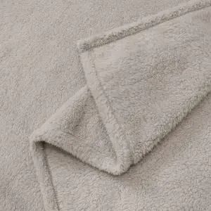 Fino Plush Throw | Light Brown