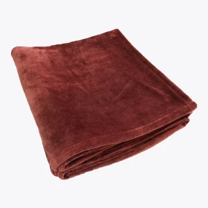 Flannel Blanket (Red Brown)