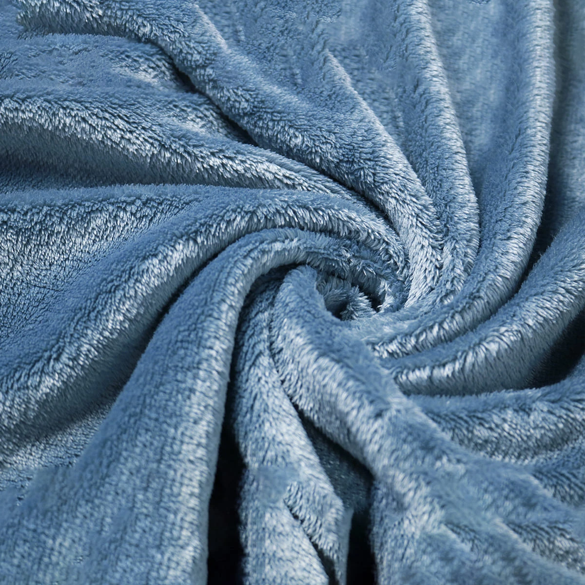 Flannel Blanket (Silver Blue)