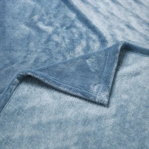 Flannel Blanket (Silver Blue)