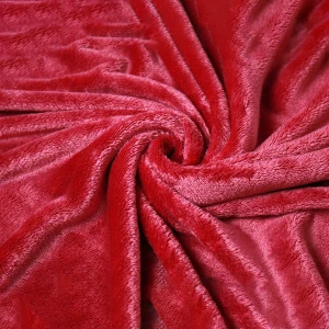 Flannel Blanket (Silver Red)