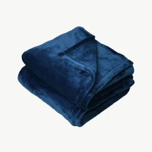 Flannel Blanket (Silver Navy)