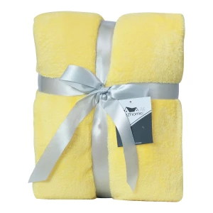 Flannel Blanket (Silver Yellow)