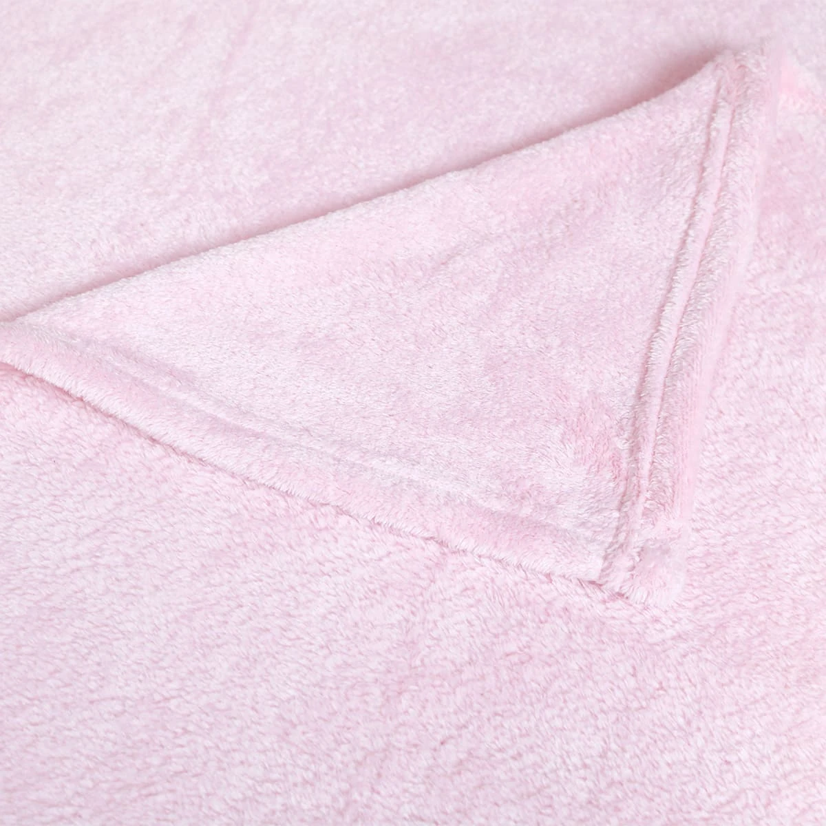 Flannel Blanket (Silver Pink)