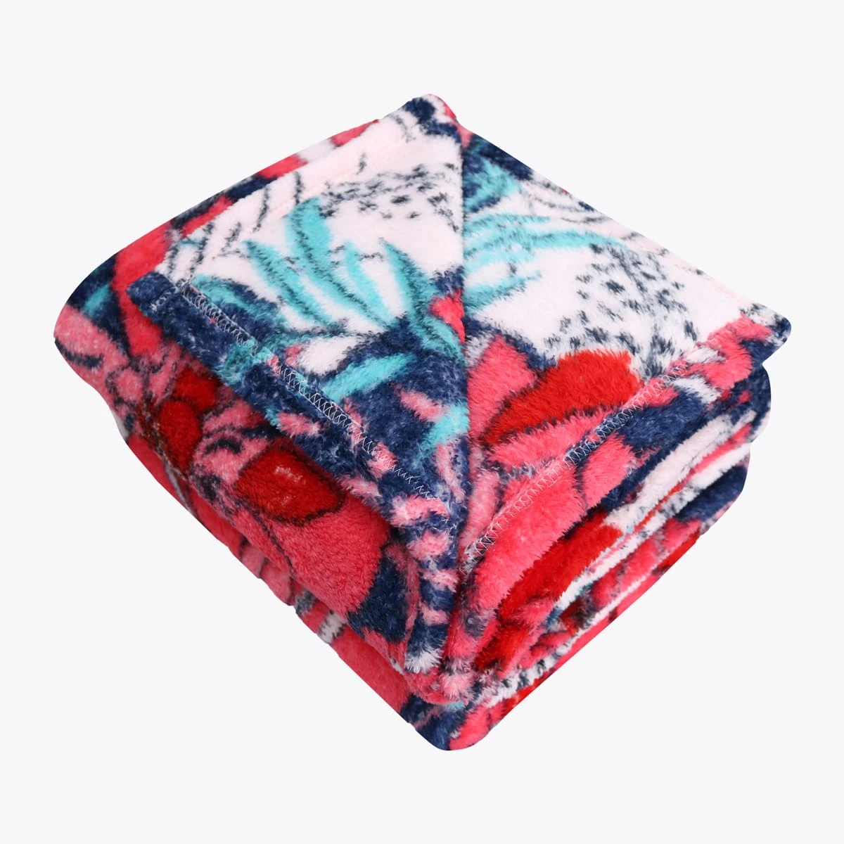 Floral Meadow Printed Plush Blanket