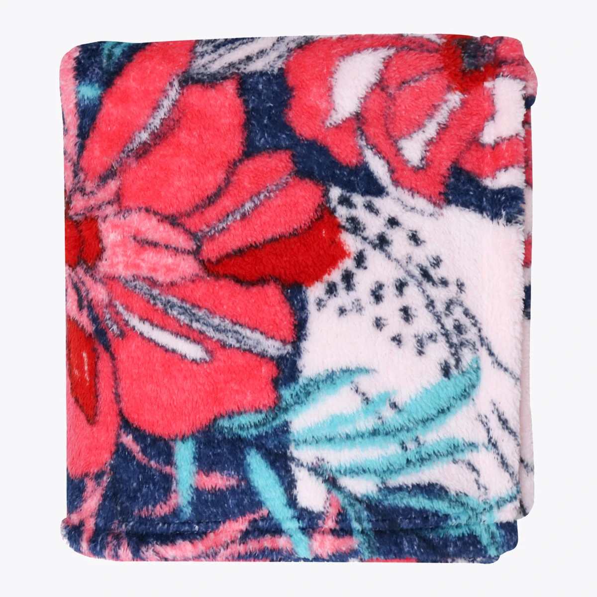 Floral Meadow Printed Plush Blanket