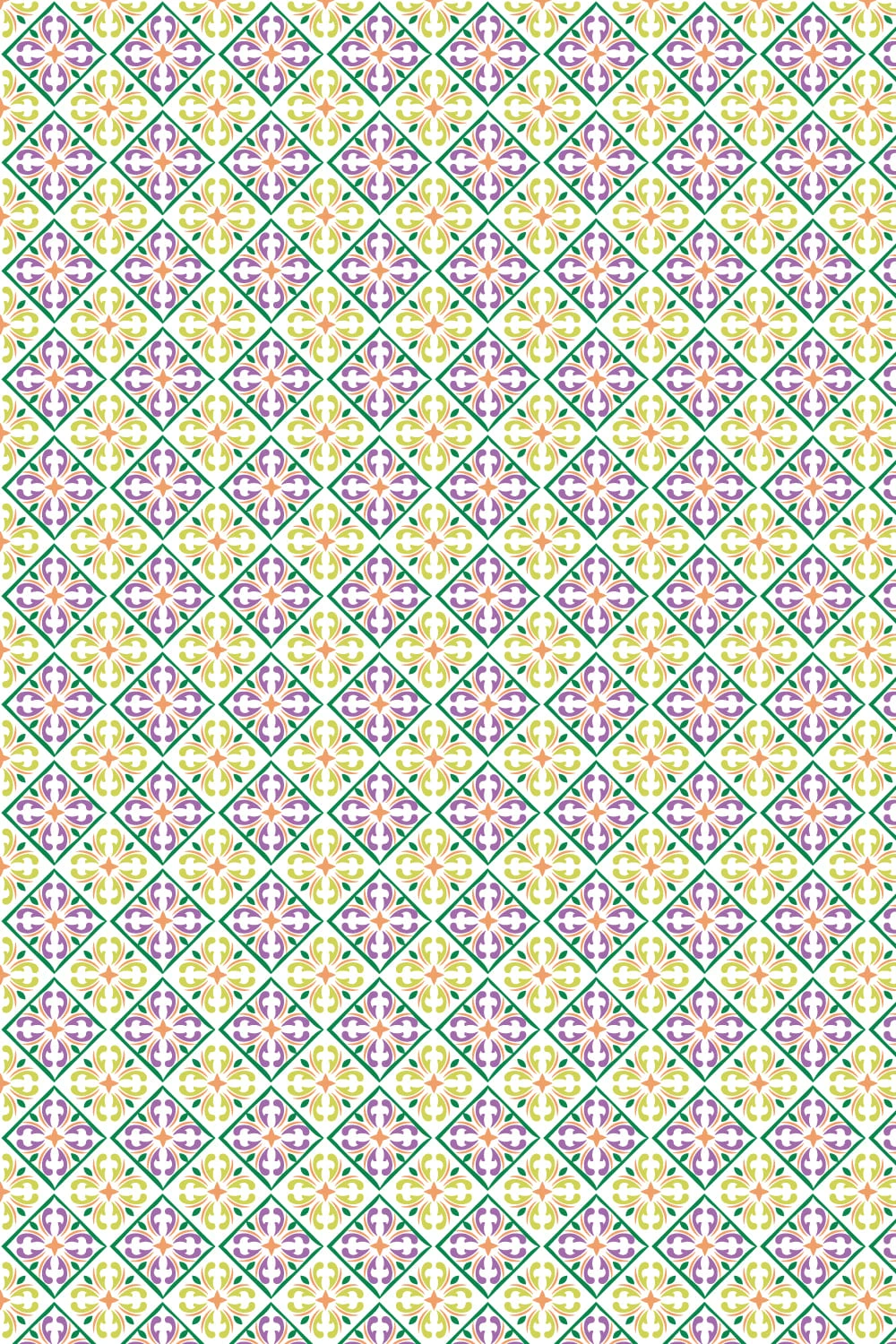 Flower Garden : Colorful Flower Seamless Pattern