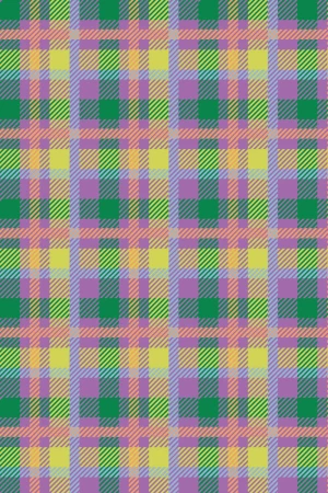 Flower Garden : Summer Tartan Pattern