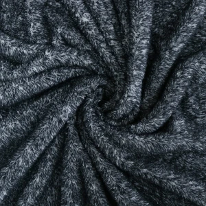 Frosted Plush Blanket (Black)