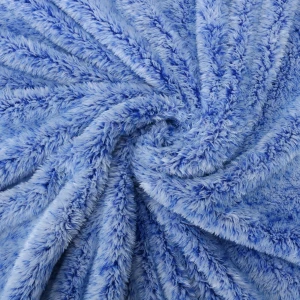 Frosted Plush Blanket (Blue)