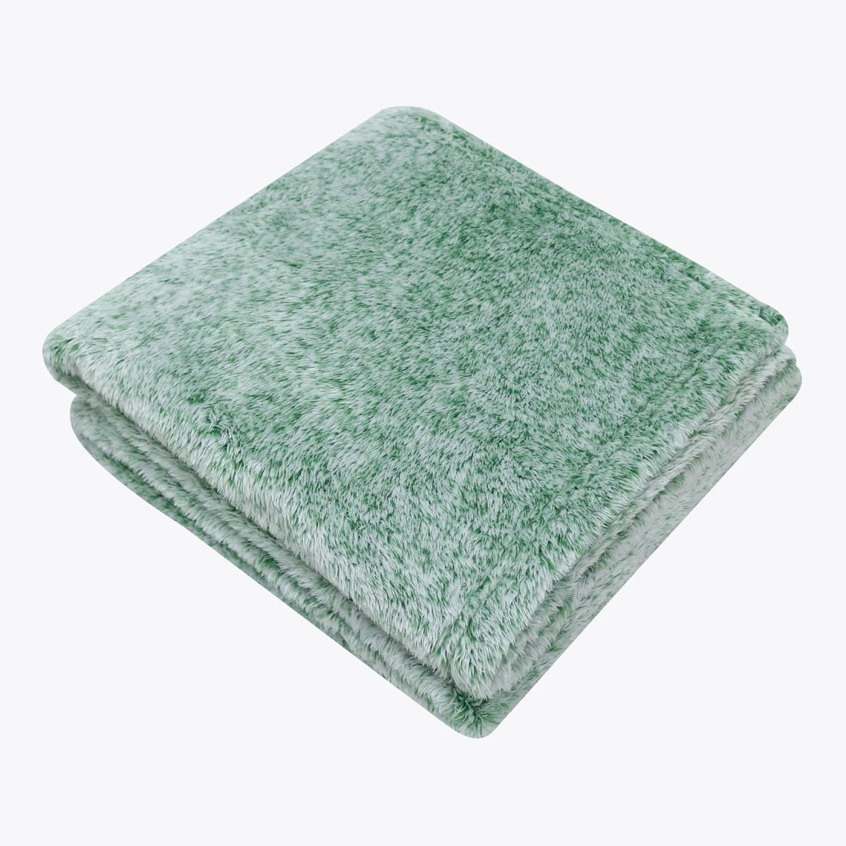 Frosted Plush Blanket (Green)