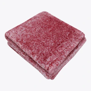 Frosted Plush Blanket (Red)