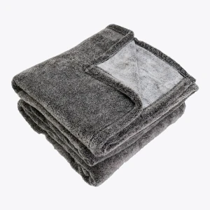 Frosted Plush Blanket (Black)