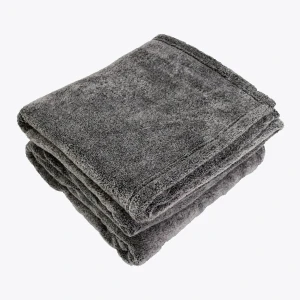 Frosted Plush Blanket (Black)