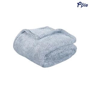 Frosted Plush Blanket (Black)